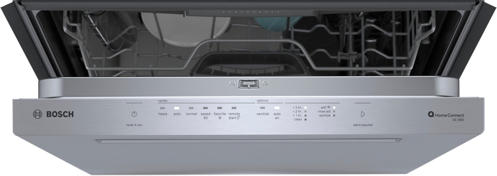Bosch 500 Series 24 in. Stainless Steel Top Control Tall Tub Pocket Handle Dishwasher with Stainless Steel Tub, 44 dBA - Image 7