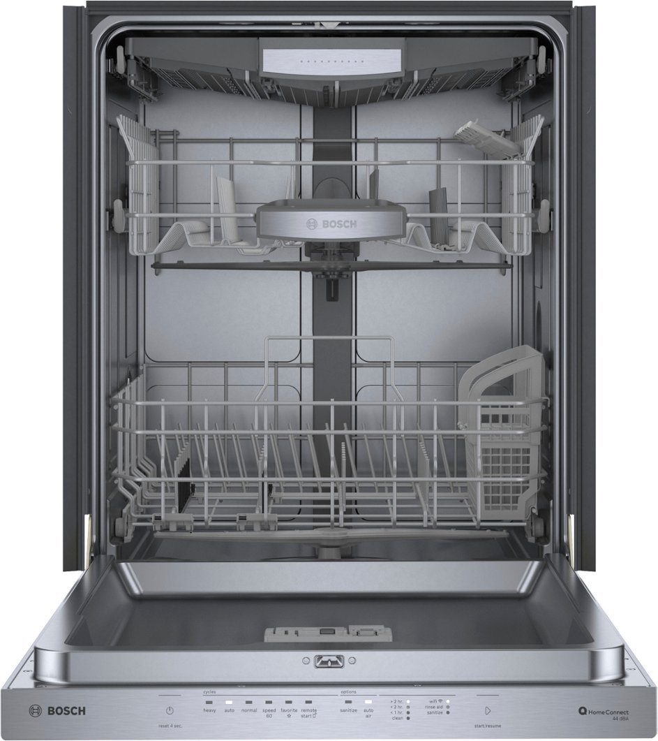 Bosch 500 Series 24 in. Stainless Steel Top Control Tall Tub Pocket Handle Dishwasher with Stainless Steel Tub, 44 dBA - Image 4