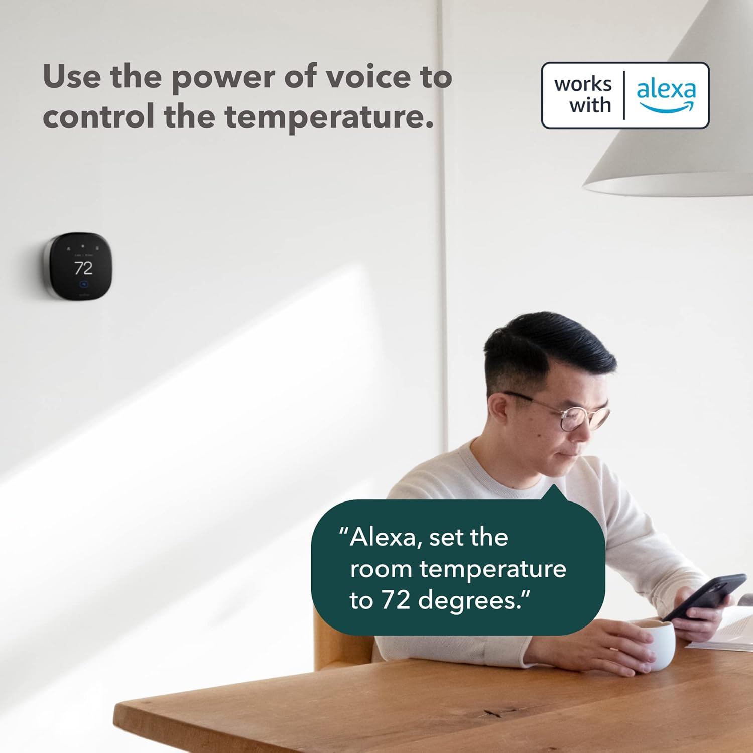 ecobee New Smart Thermostat Premium with Smart Sensor and Air Quality Monitor - Image 9