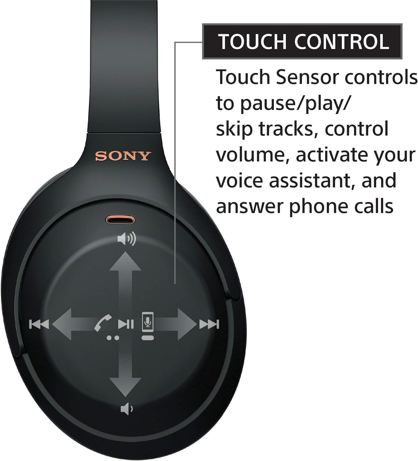 Sony WH-1000XM4 Wireless Premium Noise Canceling Overhead Headphones with Mic for Phone-Call and Alexa Voice Control, Black WH1000XM4 - Image 7