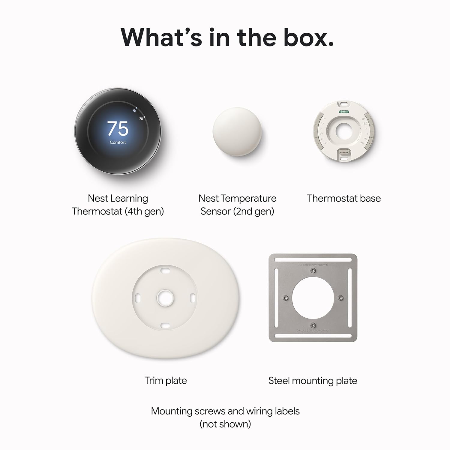 Google Nest Learning Thermostat (4th Gen) with Nest Temperature Sensor (2nd Gen) - Image 5