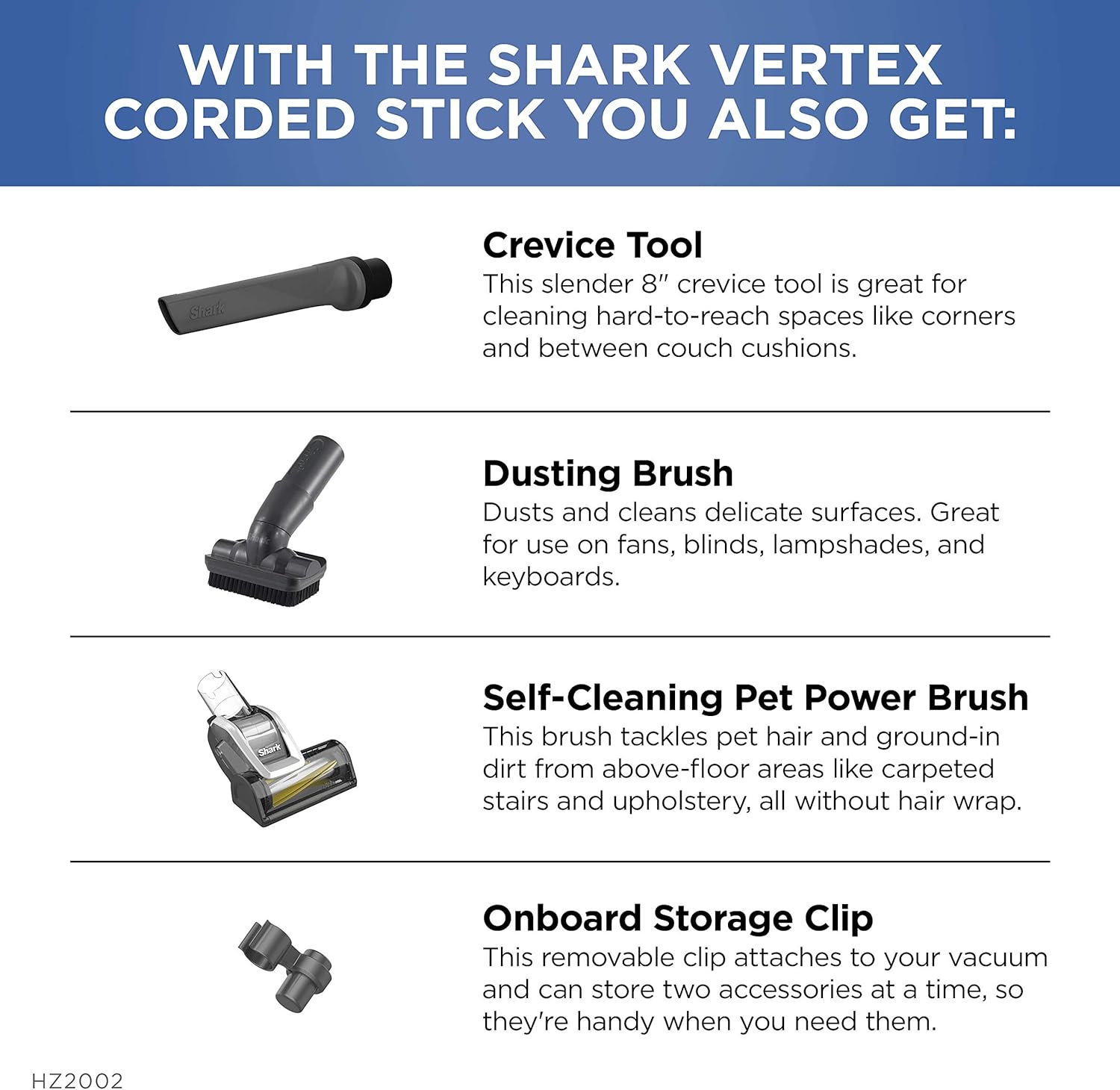 Shark Vertex Cordless Stick Vacuum with DuoClean PowerFins - Image 6