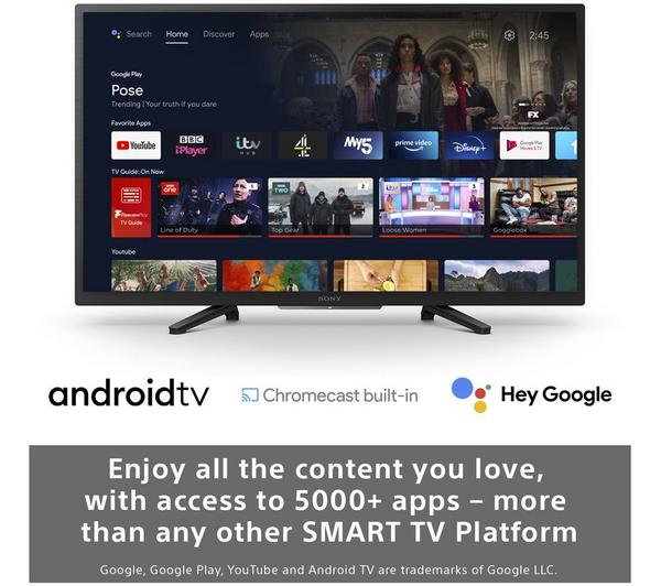 SONY BRAVIA KD32W800PU 32′ Smart HD Ready HDR LED TV with Google Assistant - Image 11