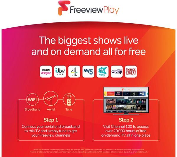 HISENSE 43A6GTUK 43′ Smart 4K Ultra HD HDR LED TV with Alexa & Google Assistant - Image 10