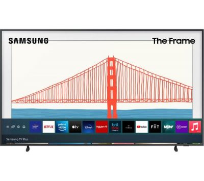 SAMSUNG The Frame QE32LS03TCUXXU 32′ Smart Full HD HDR QLED TV with Bixby, Alexa & Google Assistant – Black