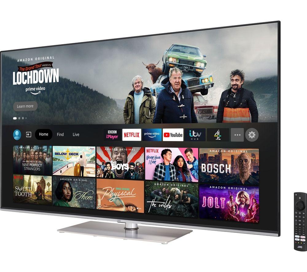 JVC LT-55CF820 Fire TV Edition 55′ Smart 4K Ultra HD HDR QLED TV with Amazon Alexa - Image 3
