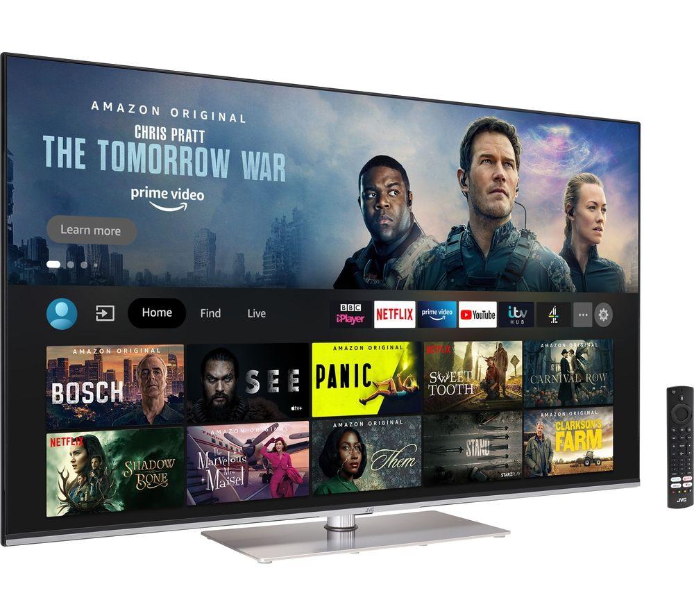 JVC LT-55CF820 Fire TV Edition 55′ Smart 4K Ultra HD HDR QLED TV with Amazon Alexa - Image 4