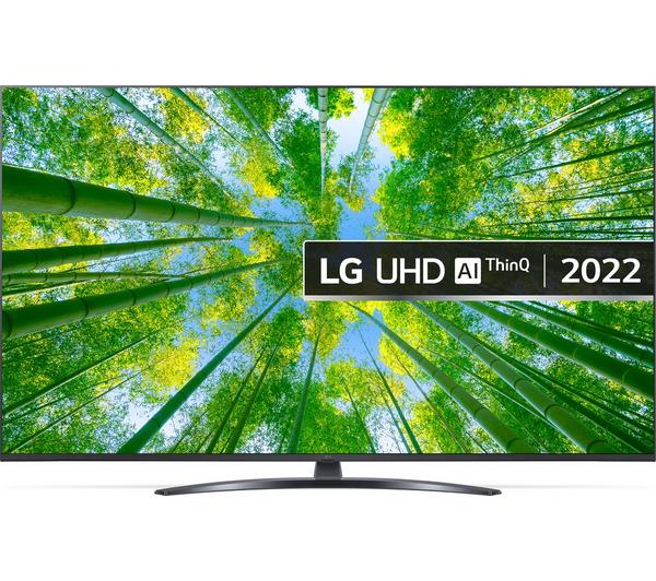 LG 55UQ81006LB 55′ Smart 4K Ultra HD HDR LED TV with Google Assistant & Amazon Alexa – Dark Iron Grey
