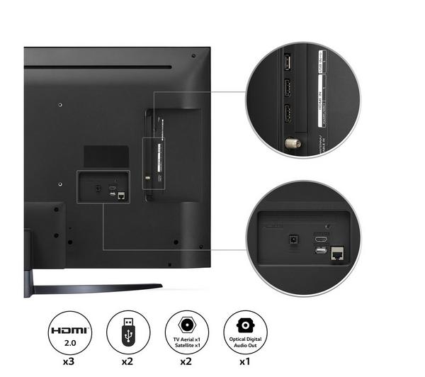 LG 55UQ81006LB 55′ Smart 4K Ultra HD HDR LED TV with Google Assistant & Amazon Alexa – Dark Iron Grey - Image 8