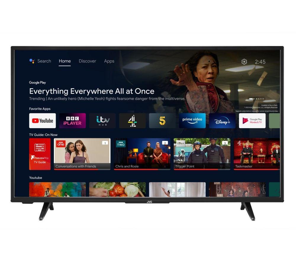 JVC LT-40CA330 Android TV 40′ Smart Full HD HDR LED TV with Google Assistant