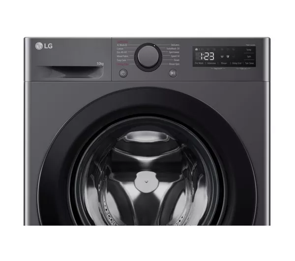 LG TurboWash 360 with AI F4C510GBTN1 10 kg 1400 Spin Washing Machine - Slate Grey - Image 3