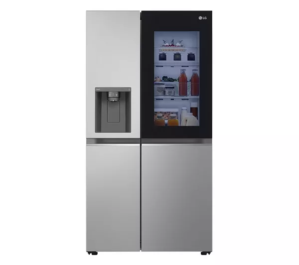 LG InstaView GSGV81PYLL American-Style Smart Fridge Freezer - Prime Silver - Image 2