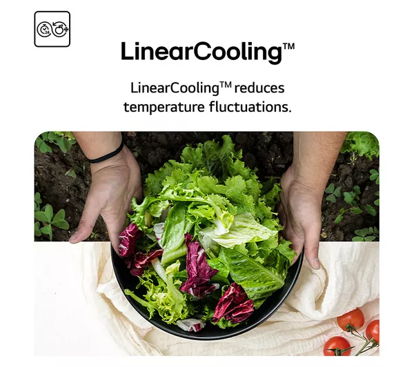 LG InstaView GSGV81PYLL American-Style Smart Fridge Freezer - Prime Silver - Image 6