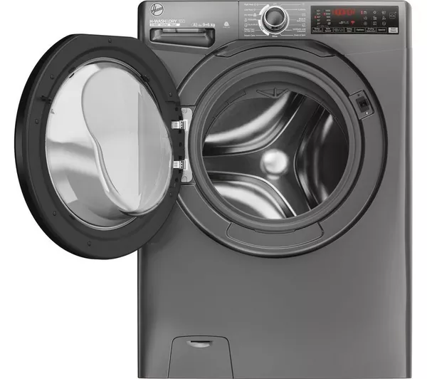 HOOVER H Wash 350 H3DPS4966TAMBR80 9 kg Washer Dryer - Graphite - Image 3