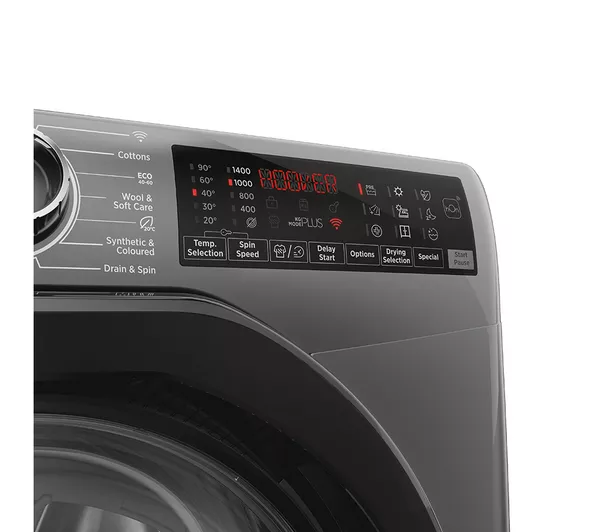 HOOVER H Wash 350 H3DPS4966TAMBR80 9 kg Washer Dryer - Graphite - Image 6