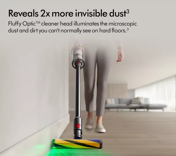 DYSON V15s Detect Submarine Cordless Vacuum Cleaner - Nickel & Yellow - Image 3