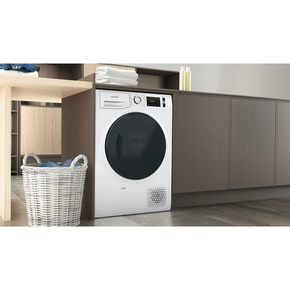 Hotpoint NTM119X3EUK 9kg Heat Pump Tumble Dryer - White - Image 5