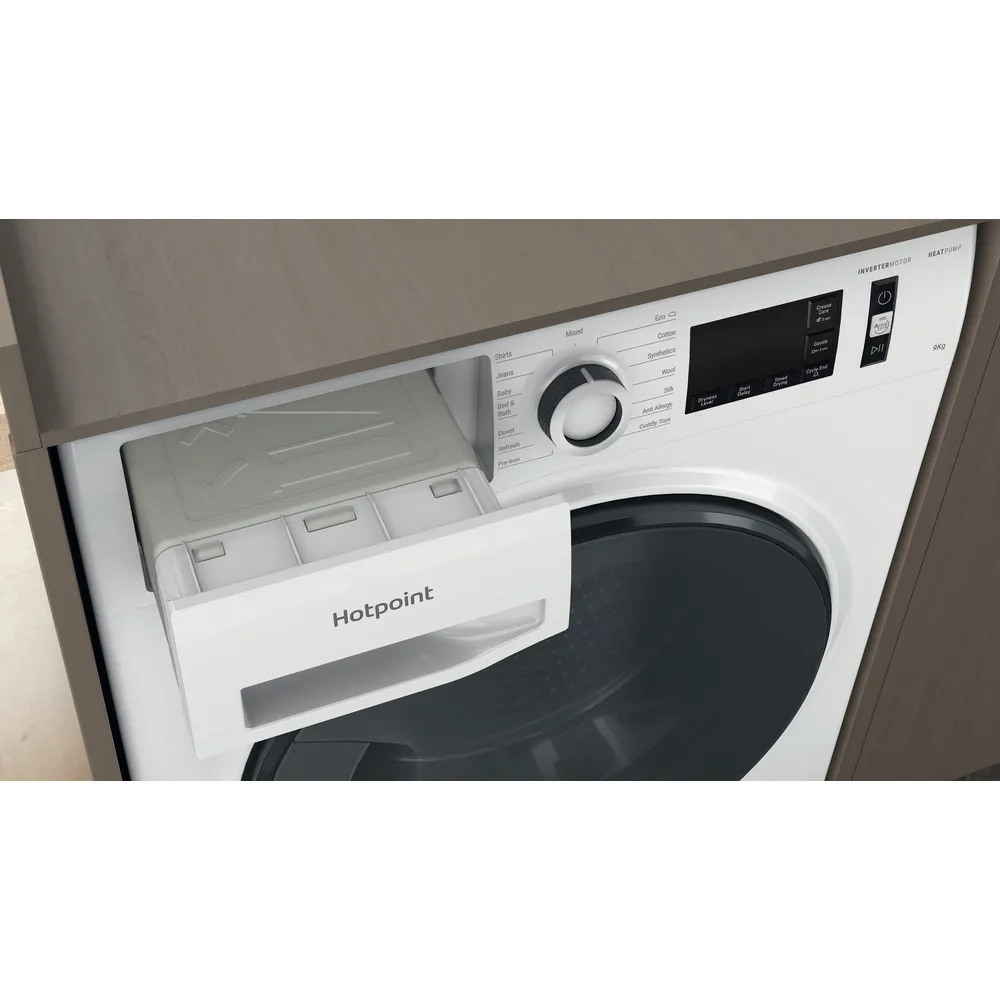 Hotpoint NTM119X3EUK 9kg Heat Pump Tumble Dryer - White - Image 10