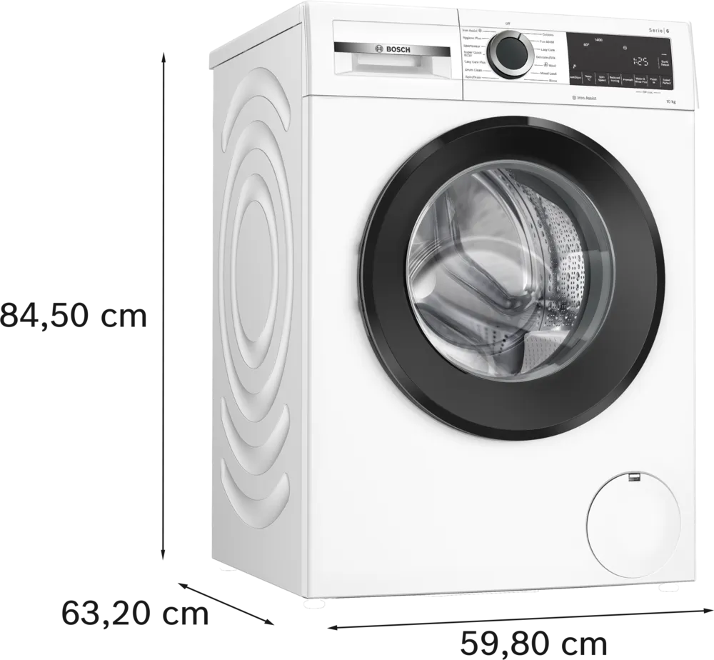 BOSCH Series 6 WGG254Z1GB AntiStain 10 kg 1400 Spin Washing Machine - White - Image 7