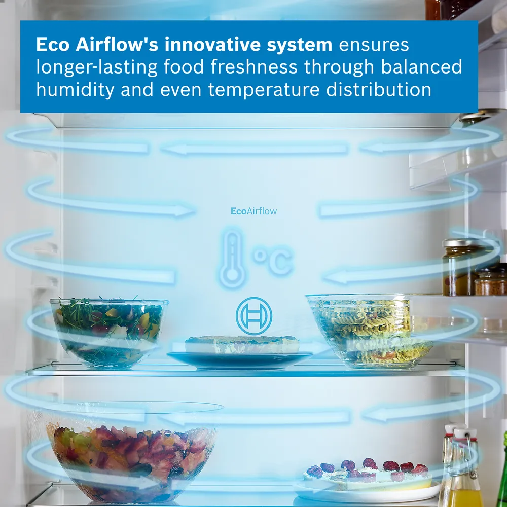 BOSCH Series 2 KIV87NSE0G Integrated 70/30 Fridge Freezer - Sliding Hinge - Image 10