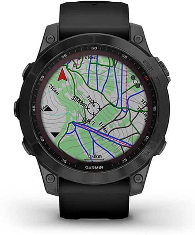 Garmin Fenix 7 Sapphire Solar 47 mm, Slate Grey/Black - Image 2