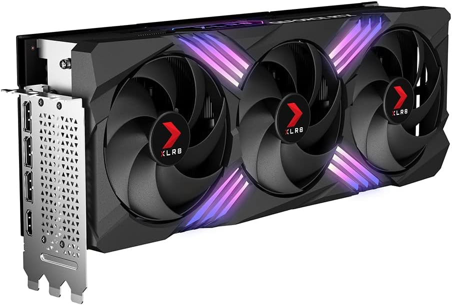 PNY GeForce RTX™4080 16GB XLR8 Gaming VERTO EPIC-X RGB™ Triple Fan Graphics Card DLSS 3 - Image 6