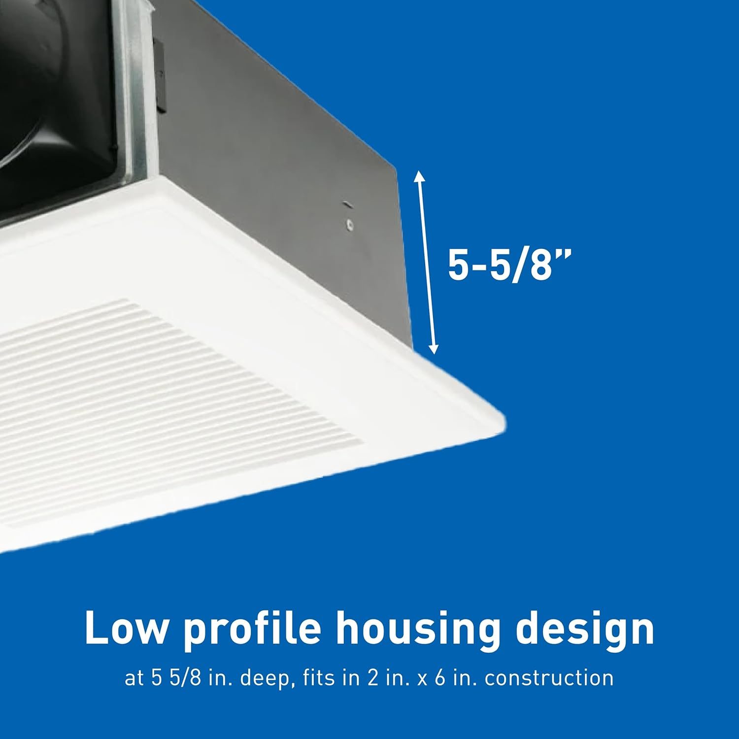 Panasonic WhisperFit Retrofit Ceiling Mount Bathroom Exhaust Fan, 50-80-110 CFM, FV-0511VF1 - Image 5