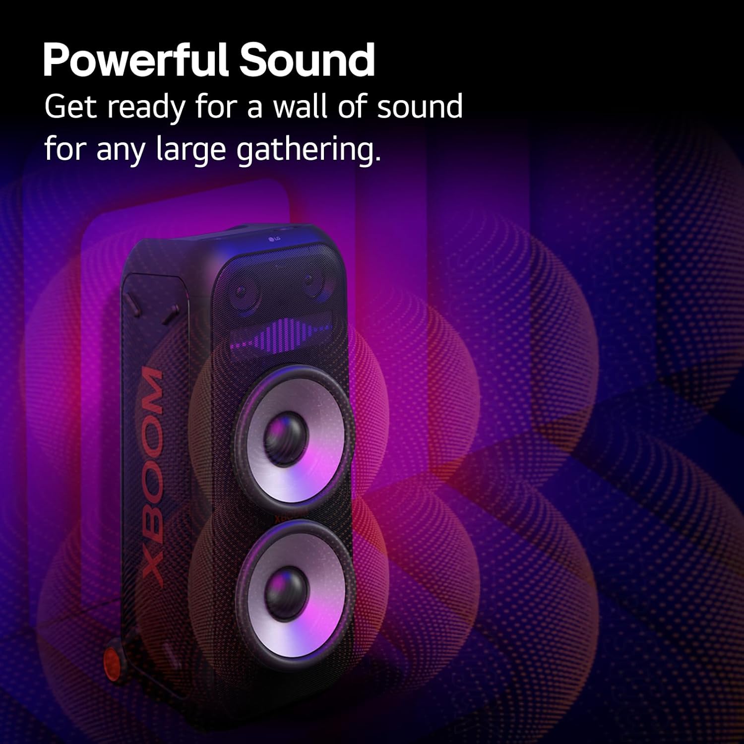 LG XL9T XBOOM Portable Tower Speaker with Pixel LED Lighting - Image 6