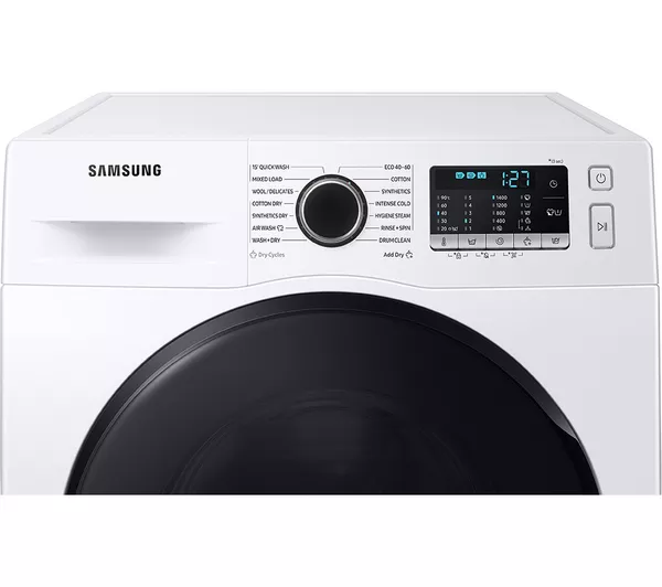 SAMSUNG Series 5 ecobubble WD80TA046BE/EU 8 kg Washer Dryer - White - Image 3