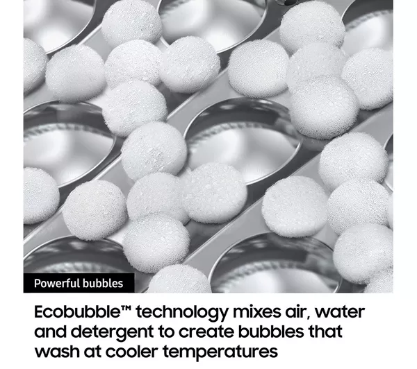 SAMSUNG Series 5 ecobubble WD80TA046BE/EU 8 kg Washer Dryer - White - Image 4