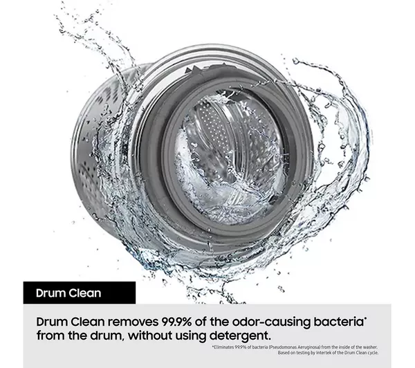 SAMSUNG Series 5 ecobubble WD80TA046BE/EU 8 kg Washer Dryer - White - Image 7