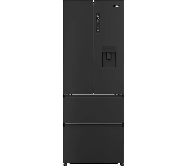 HAIER HFR5719EWPB Fridge Freezer - Slate Black - Image 2