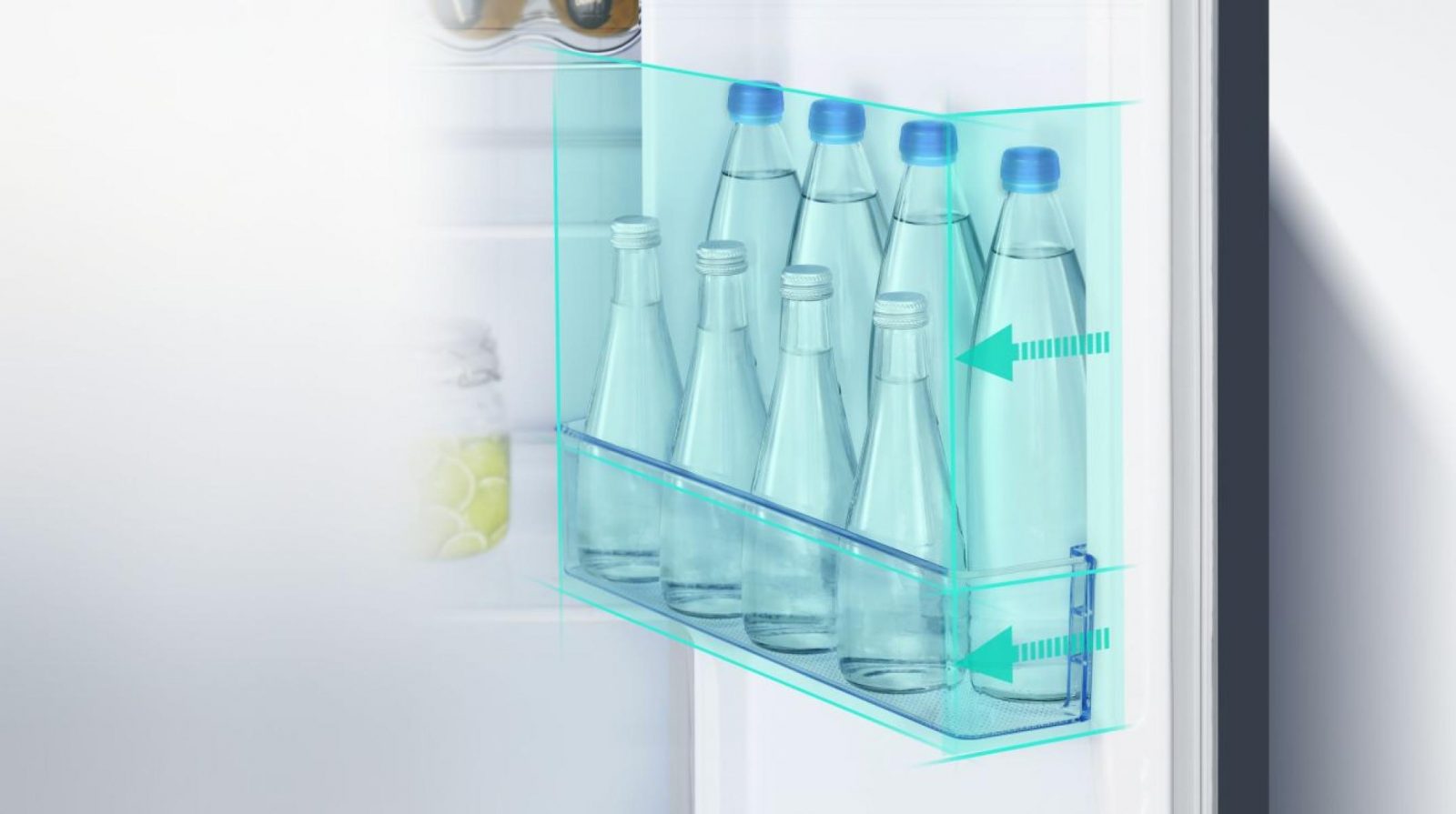 HISENSE RS694N4TFE American-Style Fridge Freezer - Black Stainless Steel - Image 7