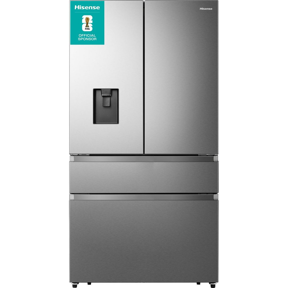 HISENSE PureFlat RF749N4SWSE Smart Fridge Freezer - Stainless Steel